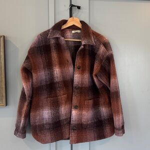 Madewell Multicolor Plaid Shirt Jacket